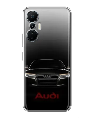 Чехол для Infinix Hot 20 (4G) с картинкой «Audi — градиентный контур»