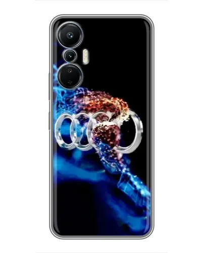 Чехол для Infinix Hot 20 (4G) с картинкой «Энергия лого Audi»
