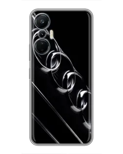 Чехол для Infinix Hot 20 (4G) с картинкой «Audi — абстрактные кольца»