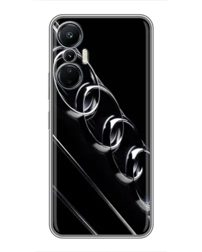 Чехол для Infinix Hot 20 (4G) с картинкой «Audi — абстрактные кольца»