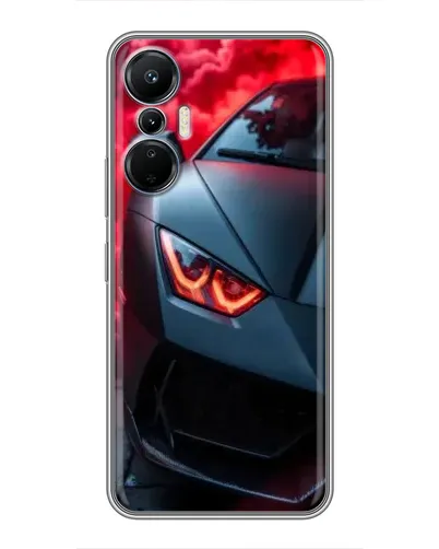 Чехол для Infinix Hot 20 (4G) с картинкой «Lamborghini красное сияние» Чехол для Infinix Hot 20 (4G) с картинкой «Lamborghini красное сияние»