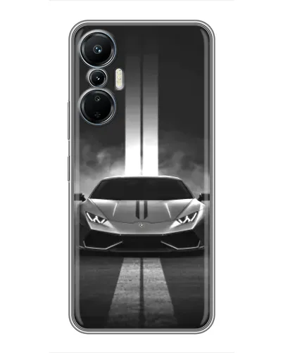 Чехол для Infinix Hot 20 (4G) с картинкой «Lamborghini симметрия дорог» Чехол для Infinix Hot 20 (4G) с картинкой «Lamborghini симметрия дорог»