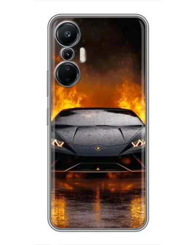 Чехол для Infinix Hot 20 (4G) с картинкой «Lamborghini в огне» Чехол для Infinix Hot 20 (4G) с картинкой «Lamborghini в огне»