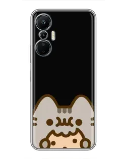 Чохол для Infinix Hot 20 (4G) з картинкою «Пушин на чорному»