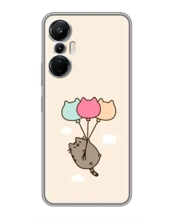 Чохол для Infinix Hot 20 (4G) з картинкою «Пушин на кульках»