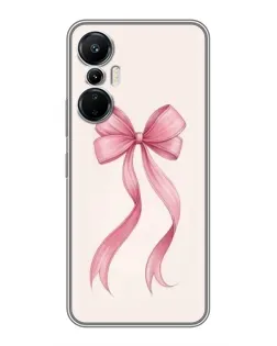 Чехол для Infinix Hot 20 (4G) с картинкой «Розовый бант»