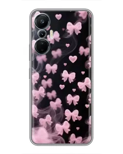 Чехол для Infinix Hot 20 (4G) с картинкой «Неоновое кружево»