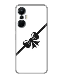 Чехол для Infinix Hot 20 (4G) с картинкой «Диагональный бант»