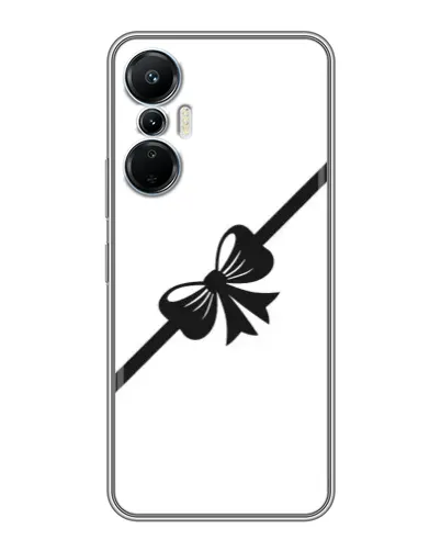 Чехол для Infinix Hot 20 (4G) с картинкой «Диагональный бант» Чехол для Infinix Hot 20 (4G) с картинкой «Диагональный бант»