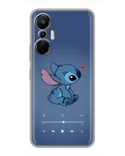 Чехол для Infinix Hot 20 (4G) с картинкой «Музыкальный Stitch»