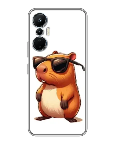 Чехол для Infinix Hot 20 (4G) с картинкой «Капибара в очках» Чехол для Infinix Hot 20 (4G) с картинкой «Капибара в очках»