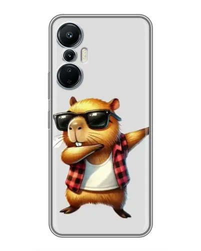 Чехол для Infinix Hot 20 (4G) с картинкой «Капибара рэпер даб» Чехол для Infinix Hot 20 (4G) с картинкой «Капибара рэпер даб»