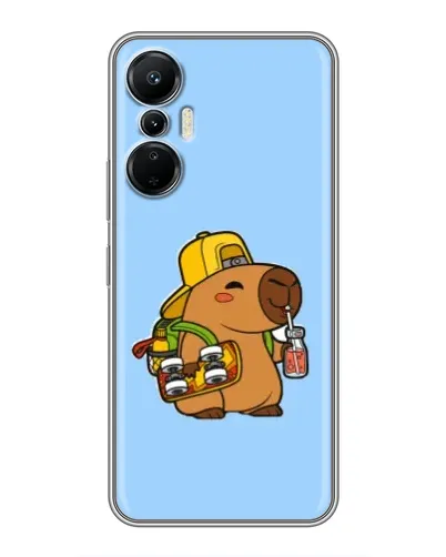 Чехол для Infinix Hot 20 (4G) с картинкой «Капибара на скейте» Чехол для Infinix Hot 20 (4G) с картинкой «Капибара на скейте»