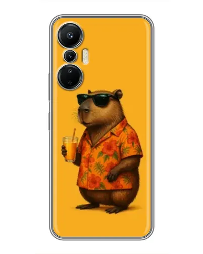Чехол для Infinix Hot 20 (4G) с картинкой «Капибара на отдыхе» Чехол для Infinix Hot 20 (4G) с картинкой «Капибара на отдыхе»