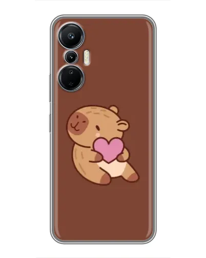 Чехол для Infinix Hot 20 (4G) с картинкой «Капибара с сердцем» Чехол для Infinix Hot 20 (4G) с картинкой «Капибара с сердцем»