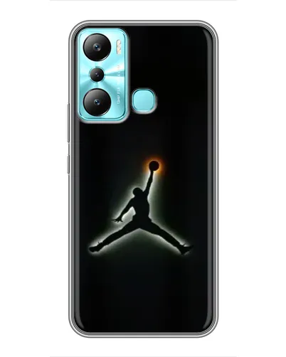 Чехол для Infinix Hot 20i (X665E) с картинкой «Jordan Gradient Logo» Чехол для Infinix Hot 20i (X665E) с картинкой «Jordan Gradient Logo»
