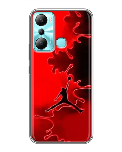 Чехол для Infinix Hot 20i (X665E) с картинкой «Jordan Red Smoke» Чехол для Infinix Hot 20i (X665E) с картинкой «Jordan Red Smoke»