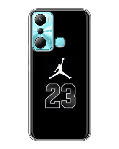 Чехол для Infinix Hot 20i (X665E) с картинкой «Jordan Flight 23» Чехол для Infinix Hot 20i (X665E) с картинкой «Jordan Flight 23»