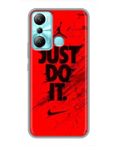 Чехол для Infinix Hot 20i (X665E) с картинкой «Nike Just Do It» Чехол для Infinix Hot 20i (X665E) с картинкой «Nike Just Do It»