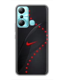 Чехол для Infinix Hot 20i (X665E) с картинкой «Абстрактный дизайн Nike» Чехол для Infinix Hot 20i (X665E) с картинкой «Абстрактный дизайн Nike»