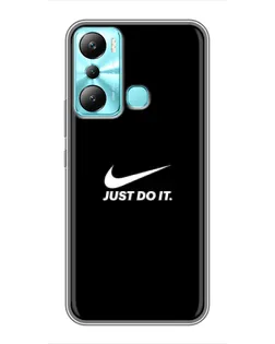 Чехол для Infinix Hot 20i (X665E) с картинкой «Минимализм от Nike» Чехол для Infinix Hot 20i (X665E) с картинкой «Минимализм от Nike»