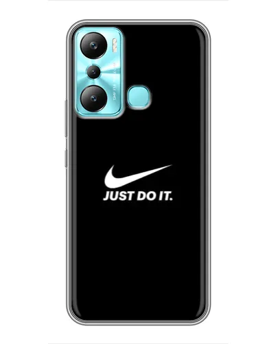 Чехол для Infinix Hot 20i (X665E) с картинкой «Минимализм от Nike»