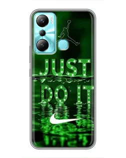 Чехол для Infinix Hot 20i (X665E) с картинкой «Зеленый неоновый Nike» Чехол для Infinix Hot 20i (X665E) с картинкой «Зеленый неоновый Nike»