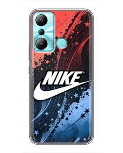 Чехол для Infinix Hot 20i (X665E) с картинкой «Градиентный принт Найк» Чехол для Infinix Hot 20i (X665E) с картинкой «Градиентный принт Найк»
