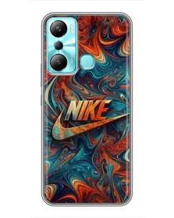 Чехол для Infinix Hot 20i (X665E) с картинкой «Nike в абстракции» Чехол для Infinix Hot 20i (X665E) с картинкой «Nike в абстракции»