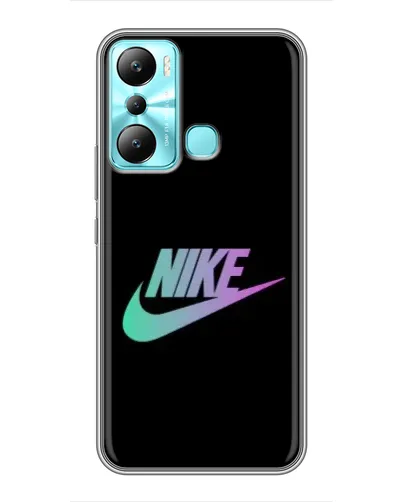 Чехол для Infinix Hot 20i (X665E) с картинкой «Nike — городская ночь»