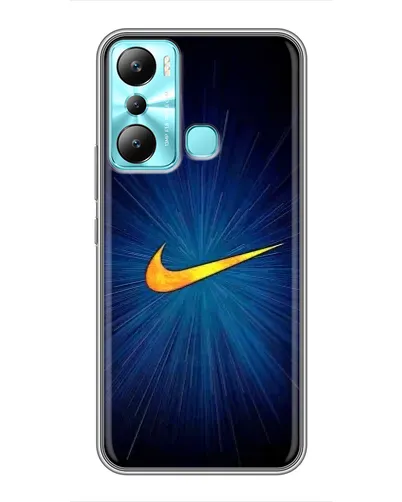 Чехол для Infinix Hot 20i (X665E) с картинкой «Синий пульс Nike» Чехол для Infinix Hot 20i (X665E) с картинкой «Синий пульс Nike»