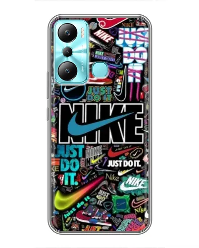 Чехол для Infinix Hot 20i (X665E) с картинкой «Яркий коллаж Nike» Чехол для Infinix Hot 20i (X665E) с картинкой «Яркий коллаж Nike»