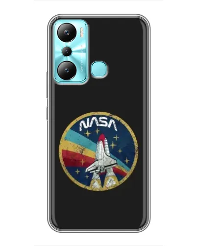 Чехол для Infinix Hot 20i (X665E) с картинкой «NASA — эмблема миссии» Чехол для Infinix Hot 20i (X665E) с картинкой «NASA — эмблема миссии»