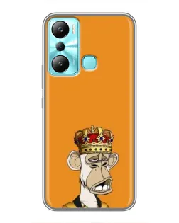 Чохол для Infinix Hot 20i (X665E) з картинкою «Золота мавпа Bored Ape» Чохол для Infinix Hot 20i (X665E) з картинкою «Золота мавпа Bored Ape»