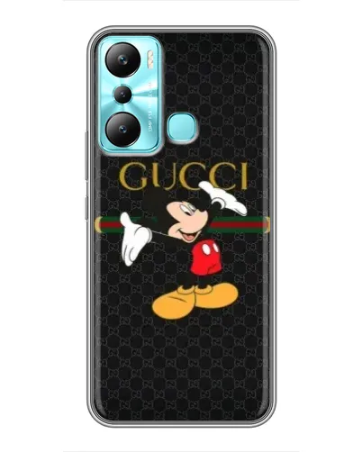 Чехол для Infinix Hot 20i (X665E) с картинкой «Микки Маус Gucci» Чехол для Infinix Hot 20i (X665E) с картинкой «Микки Маус Gucci»
