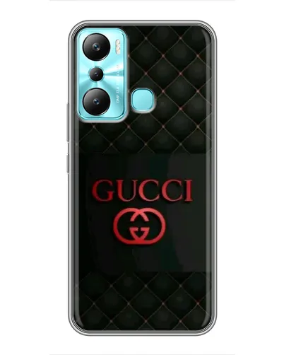 Чехол для Infinix Hot 20i (X665E) с картинкой «Gucci — стеганый черный» Чехол для Infinix Hot 20i (X665E) с картинкой «Gucci — стеганый черный»