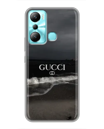 Чехол для Infinix Hot 20i (X665E) с картинкой «Gucci — морской прибой» Чехол для Infinix Hot 20i (X665E) с картинкой «Gucci — морской прибой»