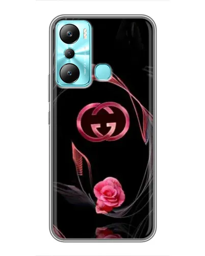 Чехол для Infinix Hot 20i (X665E) с картинкой «Gucci — неоновая роза» Чехол для Infinix Hot 20i (X665E) с картинкой «Gucci — неоновая роза»