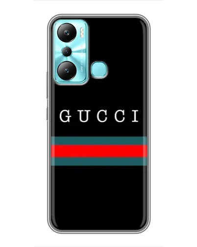 Чехол для Infinix Hot 20i (X665E) с картинкой «Gucci — красный пояс» Чехол для Infinix Hot 20i (X665E) с картинкой «Gucci — красный пояс»