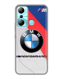Чехол для Infinix Hot 20i (X665E) с картинкой «BMW Performance стиль»
