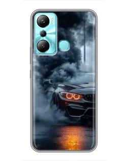 Чехол для Infinix Hot 20i (X665E) с картинкой «BMW M-Power — абстракция»