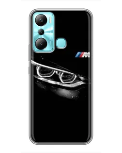 Чехол для Infinix Hot 20i (X665E) с картинкой «BMW — взгляд тигра»