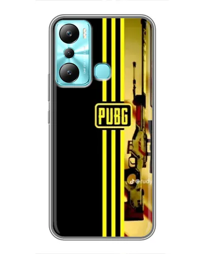 Чехол для Infinix Hot 20i (X665E) с картинкой «PUBG — камуфляжный шлем»