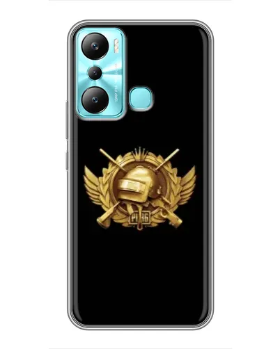 Чехол для Infinix Hot 20i (X665E) с картинкой «PUBG — оранжевый градиент»