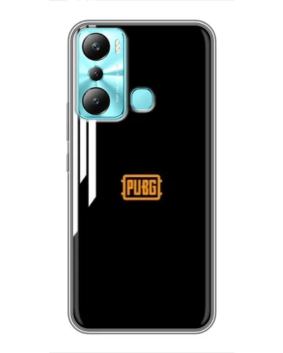 Чехол для Infinix Hot 20i (X665E) с картинкой «PUBG — вертикальные линии»