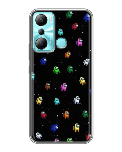 Чехол для Infinix Hot 20i (X665E) с картинкой «Экипаж Among Us»