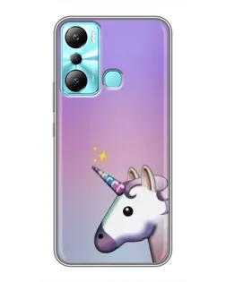 Чехол для Infinix Hot 20i (X665E) с картинкой «Единорог градиент» Чехол для Infinix Hot 20i (X665E) с картинкой «Единорог градиент»