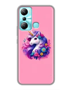 Чехол для Infinix Hot 20i (X665E) с картинкой «Сказочный единорог»