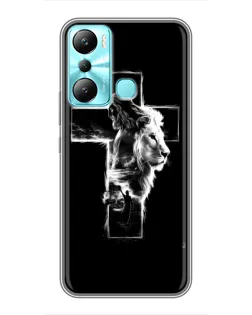 Чехол для Infinix Hot 20i (X665E) с картинкой «Сияющий крест Jesus» Чехол для Infinix Hot 20i (X665E) с картинкой «Сияющий крест Jesus»