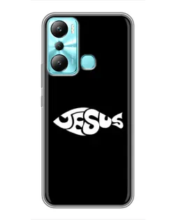 Чехол для Infinix Hot 20i (X665E) с картинкой «Рыба Jesus» Чехол для Infinix Hot 20i (X665E) с картинкой «Рыба Jesus»